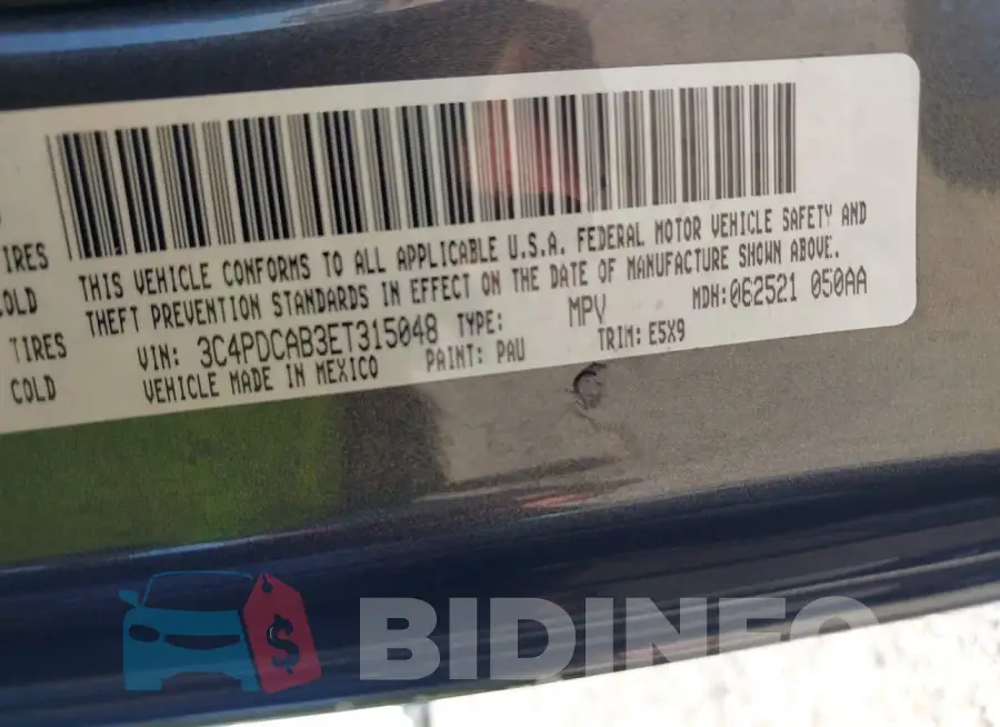 3C4PDCAB3ET315048 Photo# 9