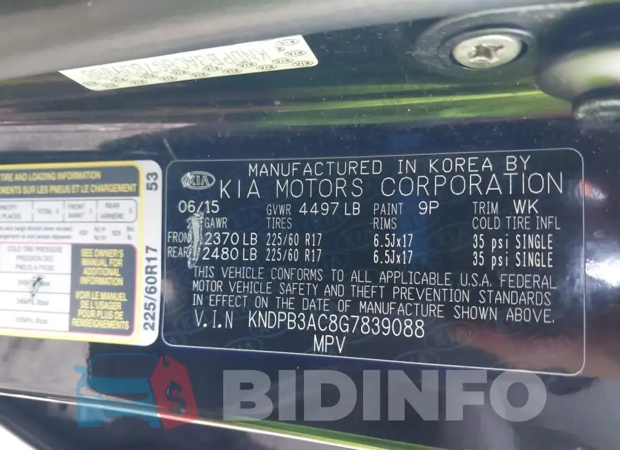 KNDPB3AC8G7839088 Photo# 9