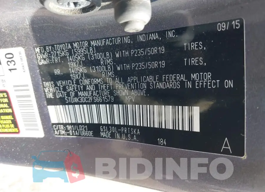 5TDXK3DC2FS661579 Photo# 9