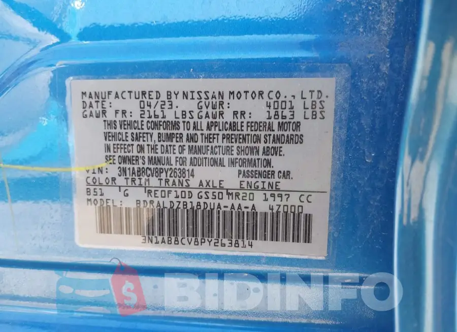 3N1AB8CV8PY263814 Photo# 9