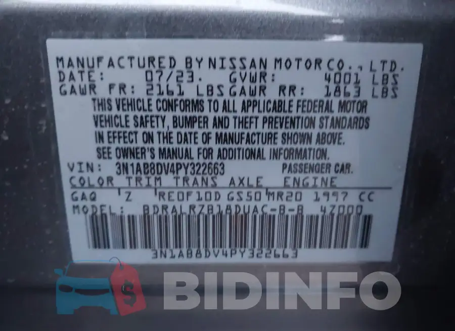 3N1AB8DV4PY322663 Photo# 9