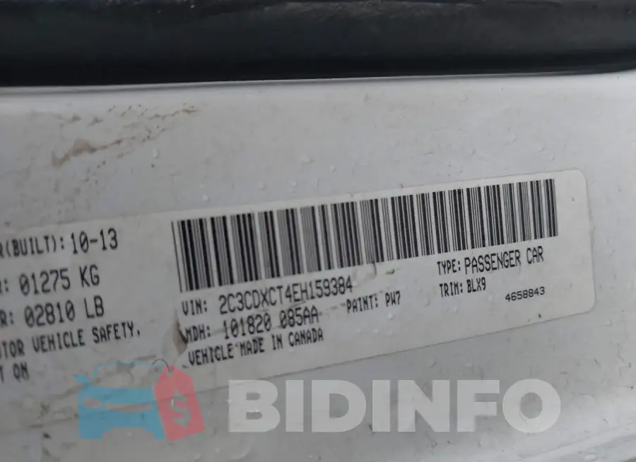 2C3CDXCT4EH159384 Photo# 9