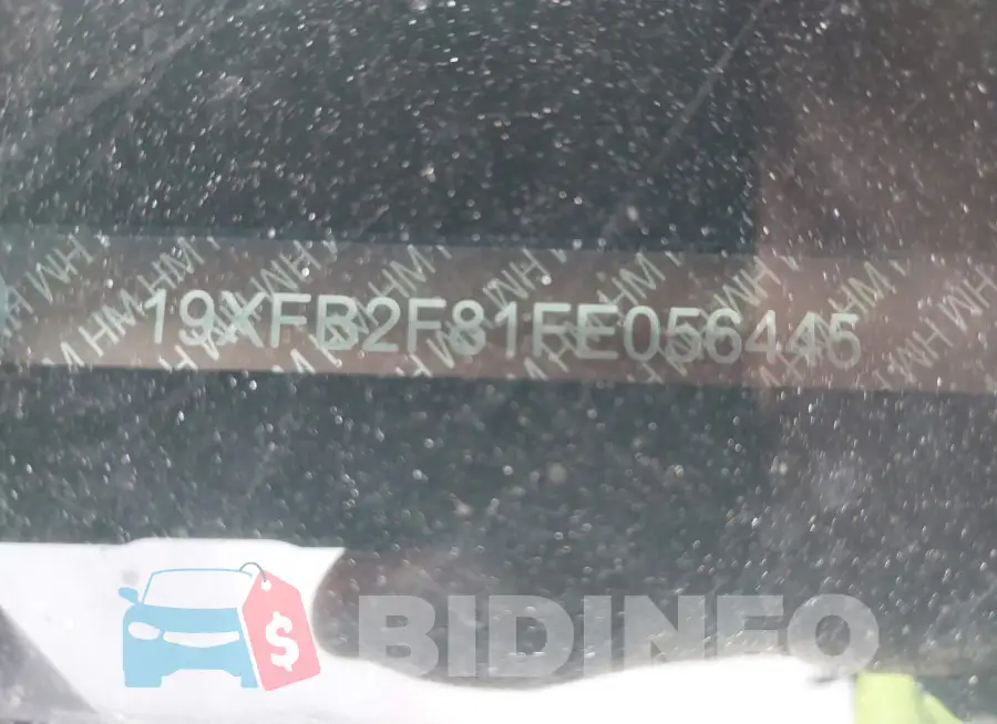 19XFB2F81FE056445 Photo# 9
