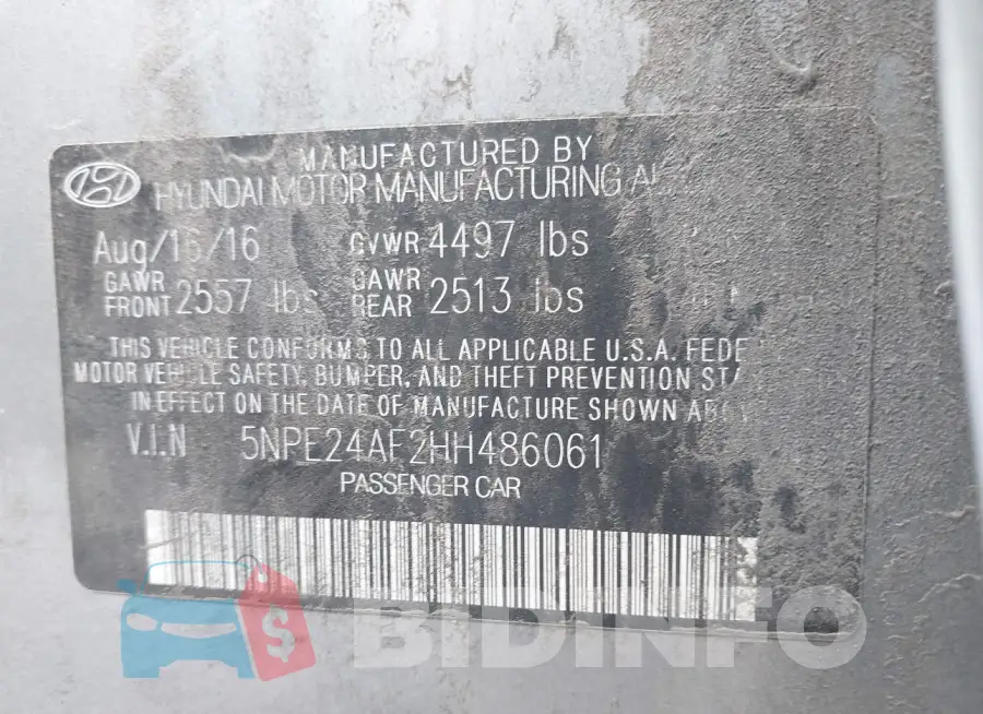 5NPE24AF2HH486061 Photo# 9