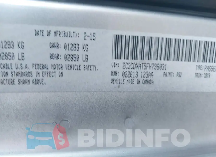 2C3CDXAT5FH796031 Photo# 9