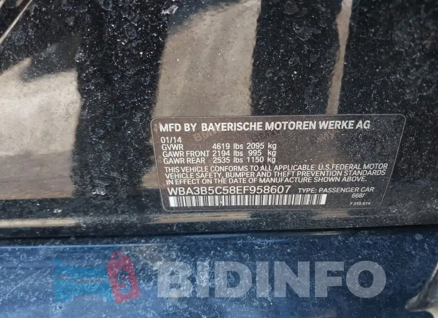 WBA3B5C58EF958607 Photo# 9
