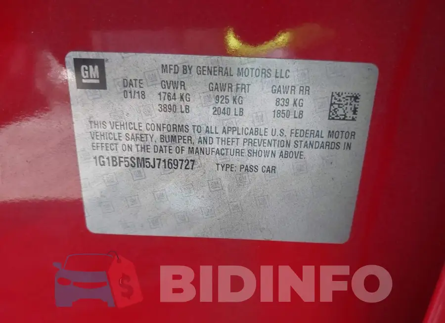 1G1BF5SM5J7169727 Photo# 9