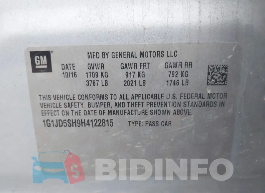 1G1JD5SH9H4122815 Photo# 9