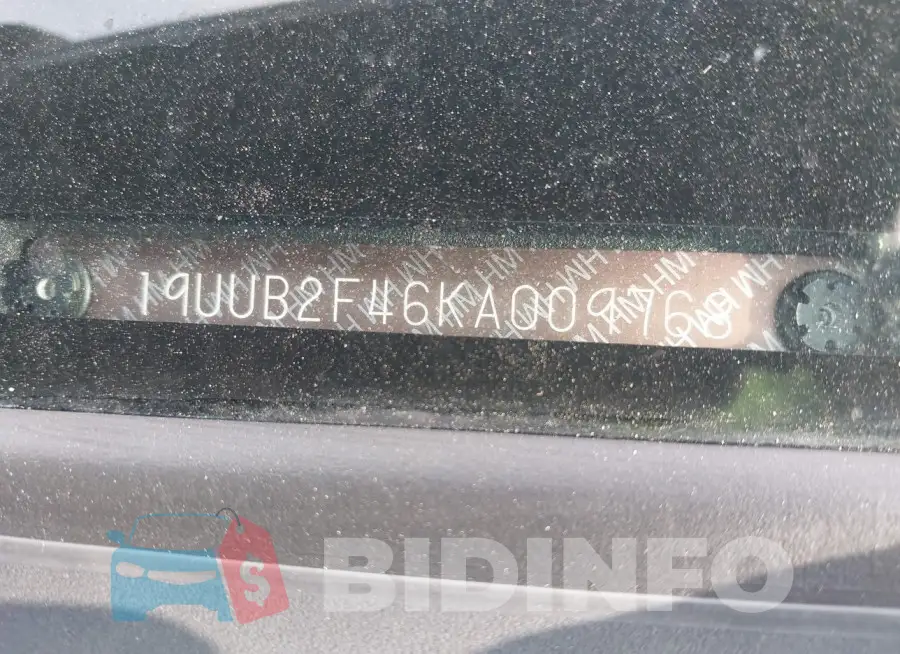 19UUB2F46KA009768 Photo# 9