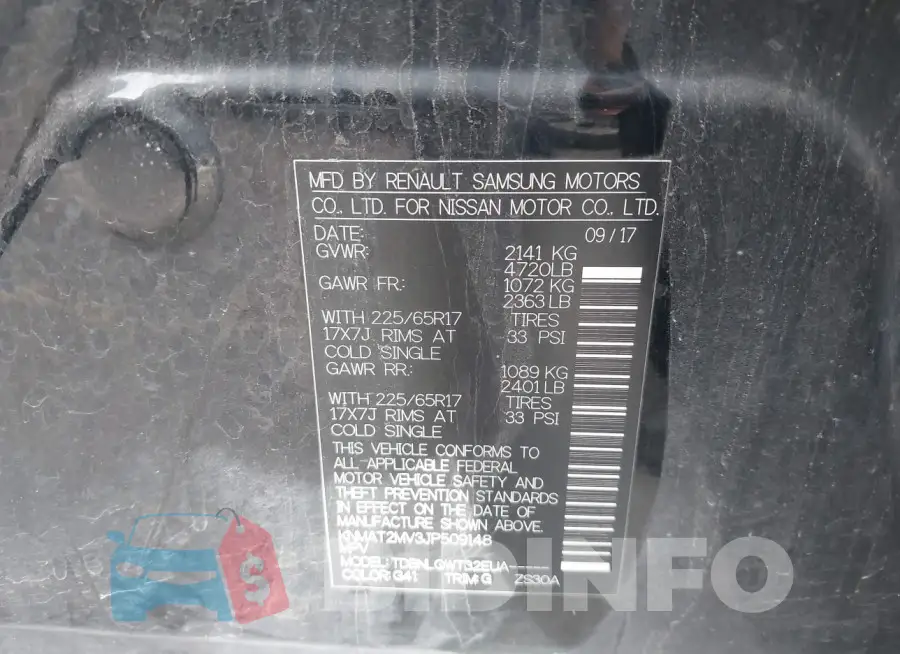 KNMAT2MV3JP509148 Photo# 9