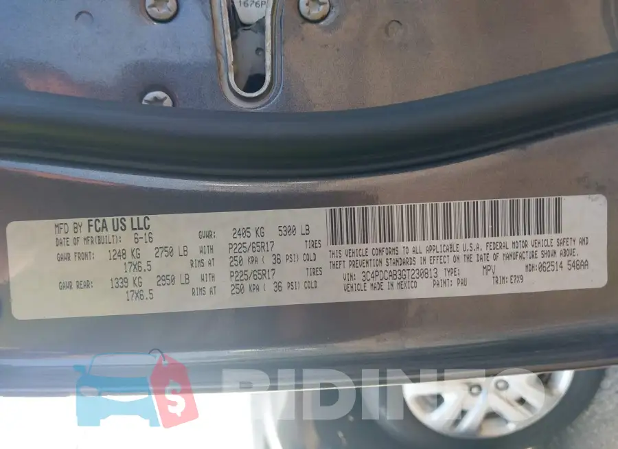 3C4PDCAB3GT230813 Photo# 9