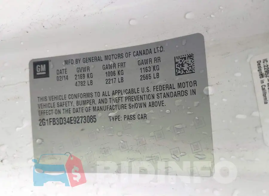 2G1FB3D34E9273085 Photo# 9