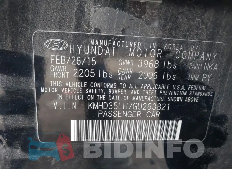 KMHD35LH7GU263821 Photo# 9