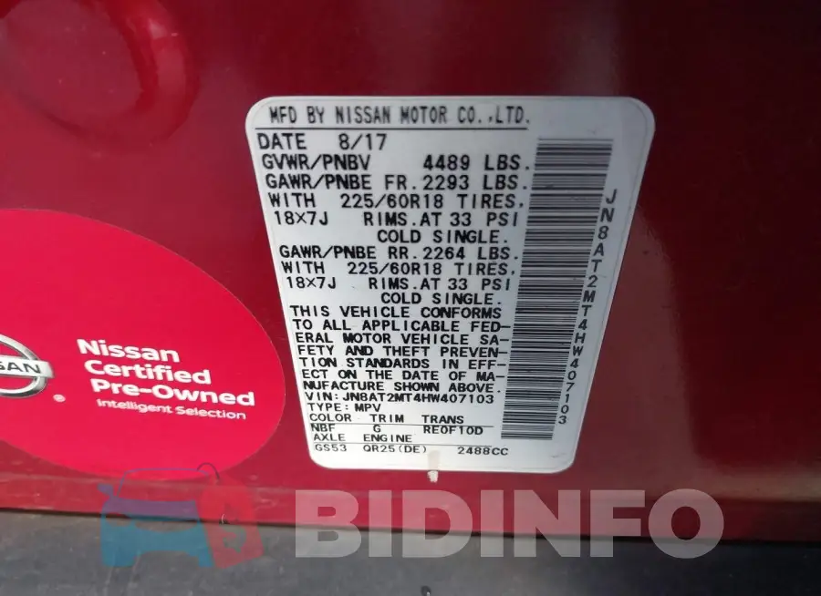 JN8AT2MT4HW407103 Photo# 9