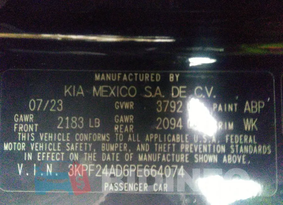 3KPF24AD6PE664074 Photo# 9