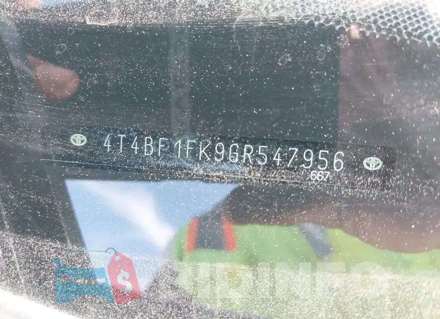 4T4BF1FK9GR547956 Photo# 9