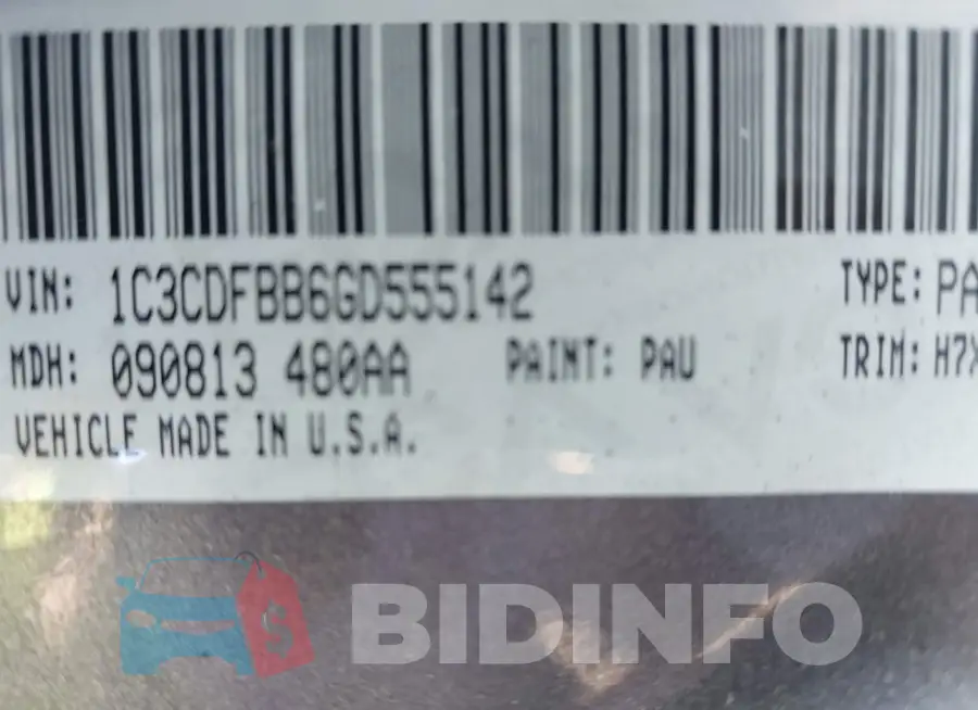 1C3CDFBB6GD555142 Photo# 9