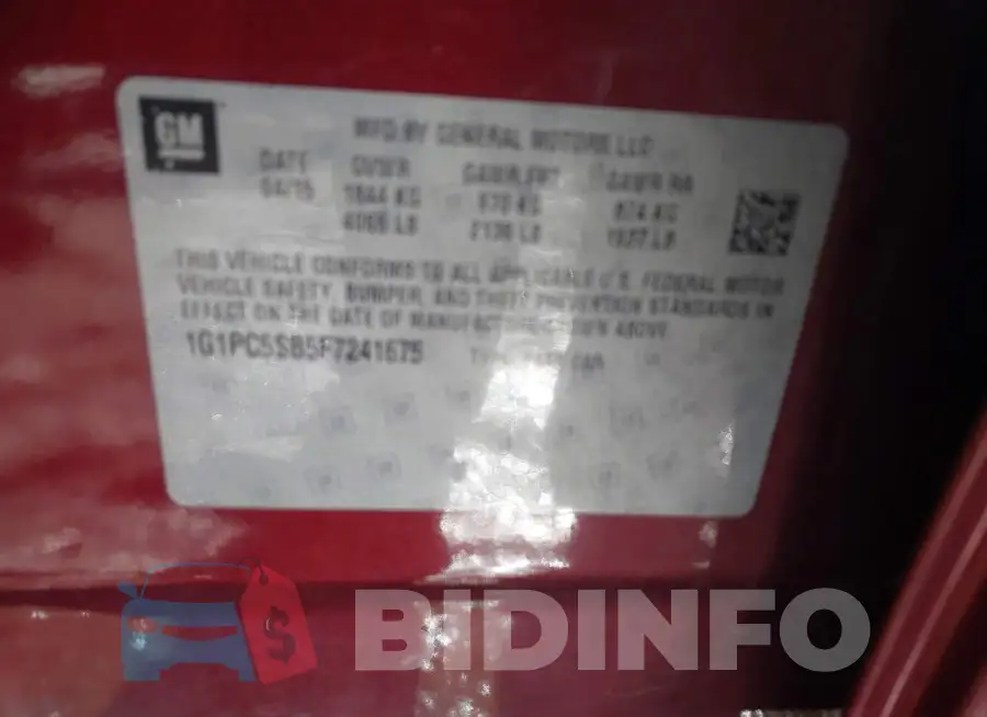 1G1PC5SB5F7241675 Photo# 9