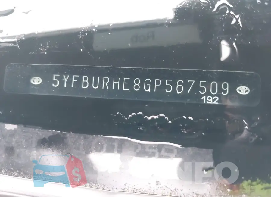 5YFBURHE8GP567509 Photo# 9