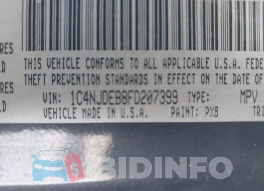 1C4NJDEB8FD207399 Photo# 9