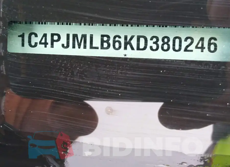 1C4PJMLB6KD380246 Photo# 9