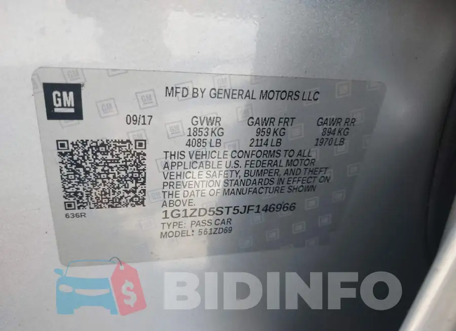 1G1ZD5ST5JF146966 Photo# 9