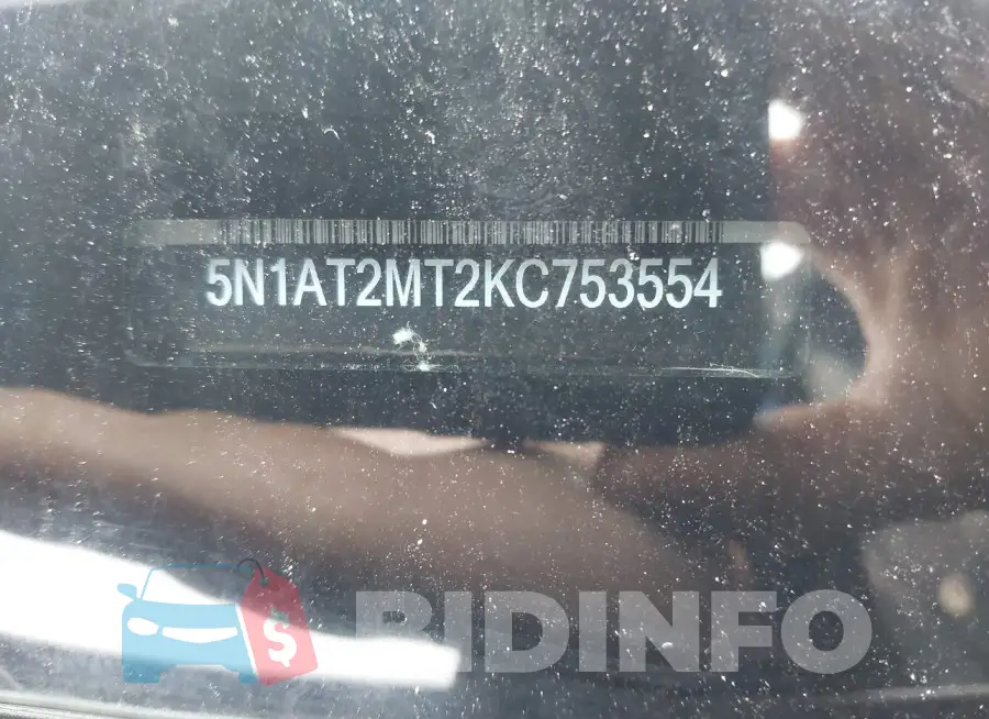 5N1AT2MT2KC753554 Photo# 9