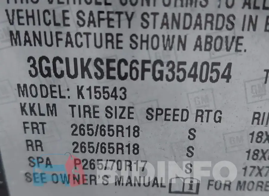 3GCUKSEC6FG354054 Photo# 9