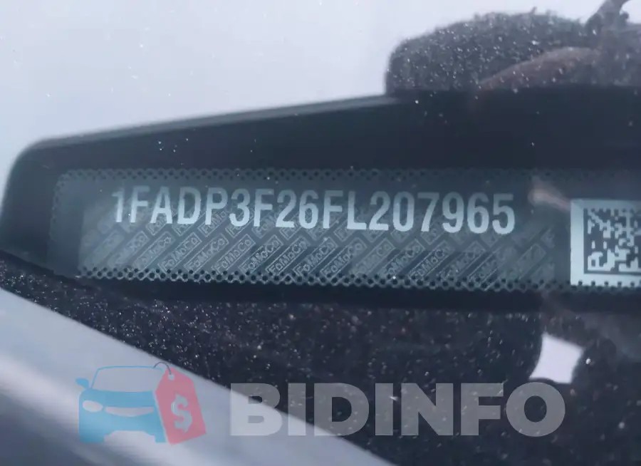 1FADP3F26FL207965 Photo# 9