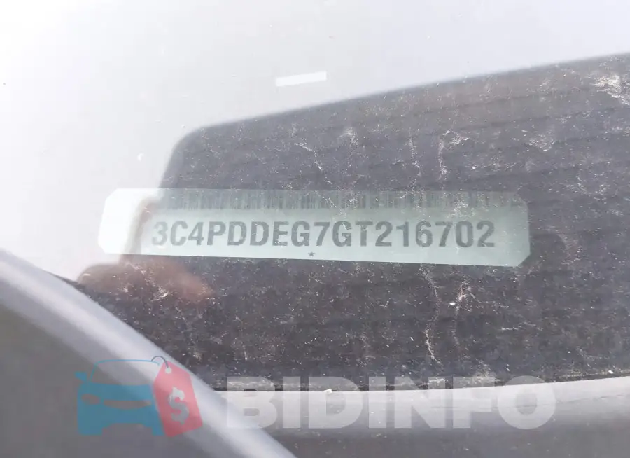 3C4PDDEG7GT216702 Photo# 9