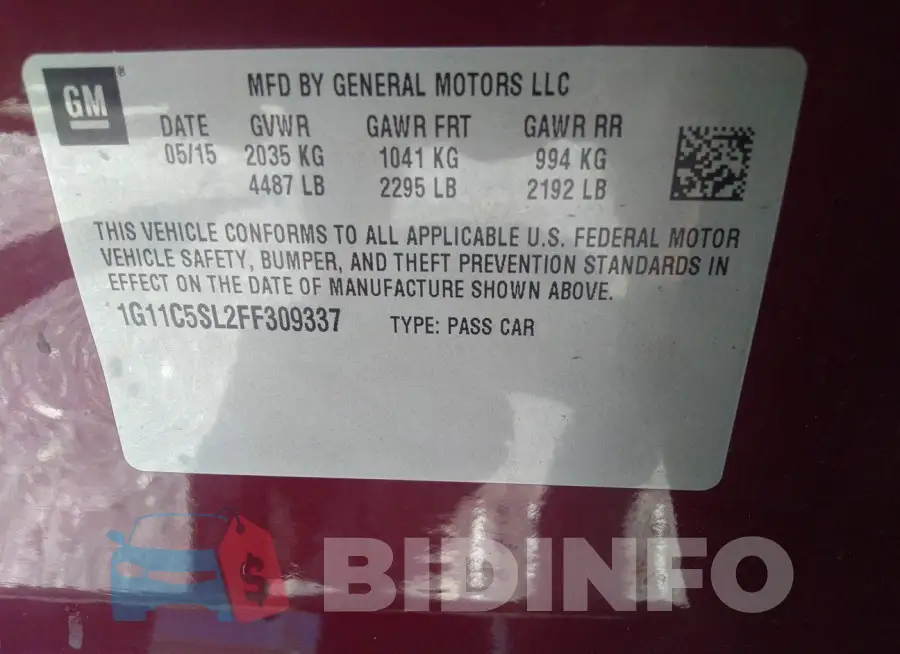 1G11C5SL2FF309337 Photo# 9