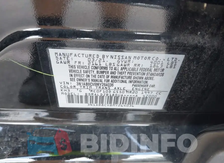 3N1AB8CV8MY264036 Photo# 9