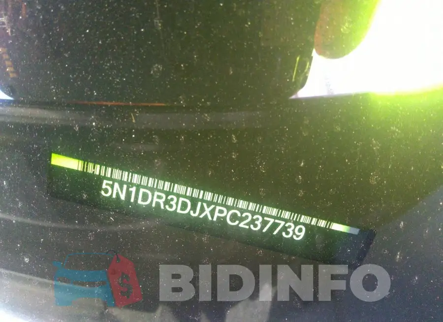 5N1DR3DJXPC237739 Photo# 9