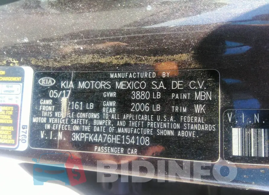 3KPFK4A76HE154108 Photo# 9