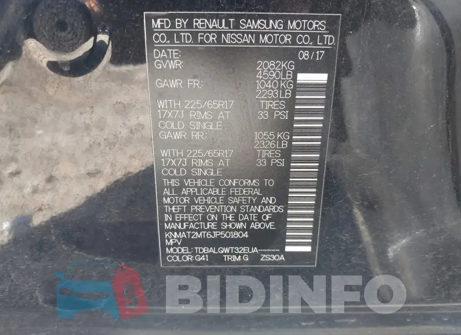 KNMAT2MT6JP501804 Photo# 9