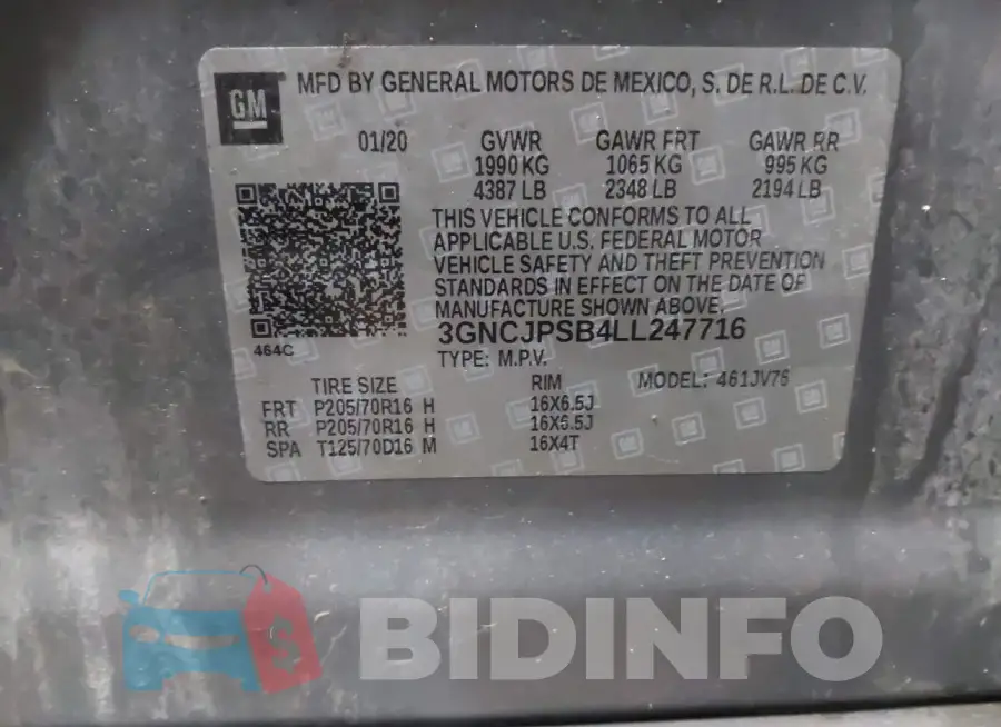 3GNCJPSB4LL247716 Photo# 9