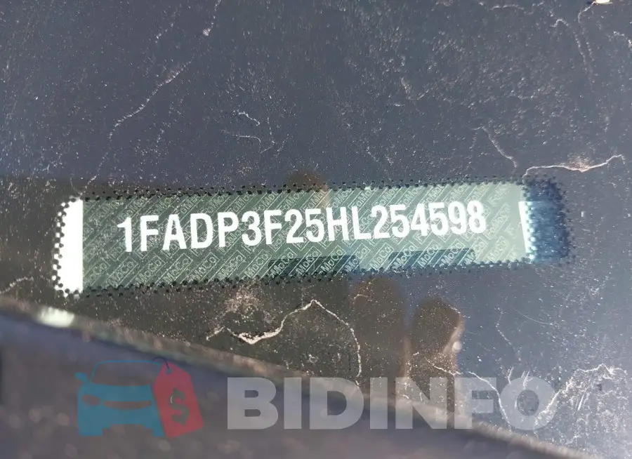 1FADP3F25HL254598 Photo# 9