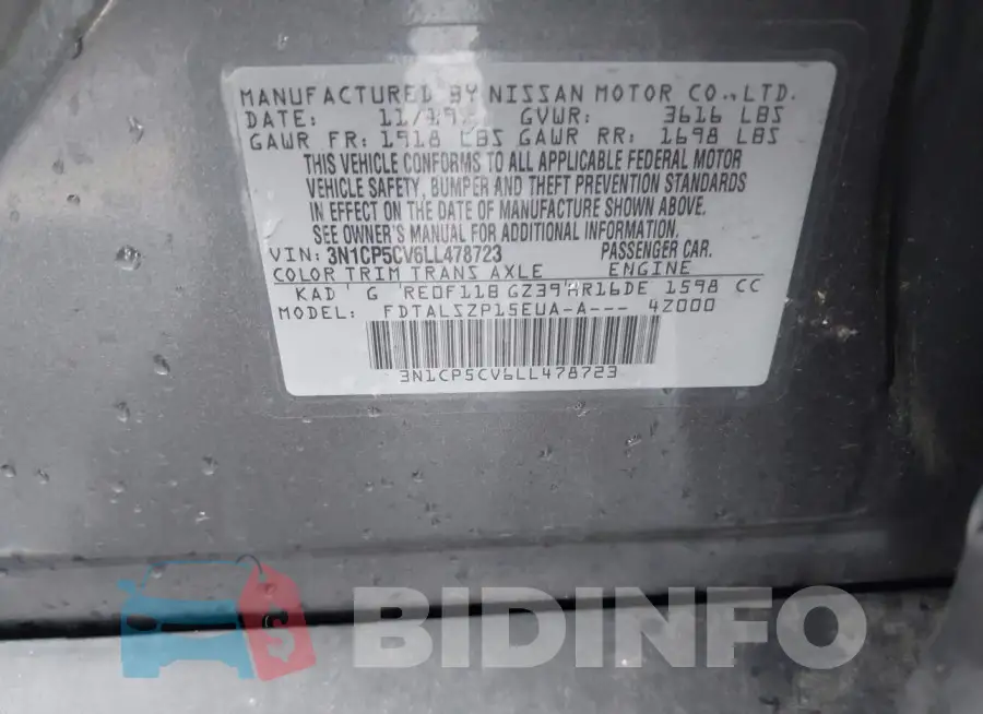 3N1CP5CV6LL478723 Photo# 9