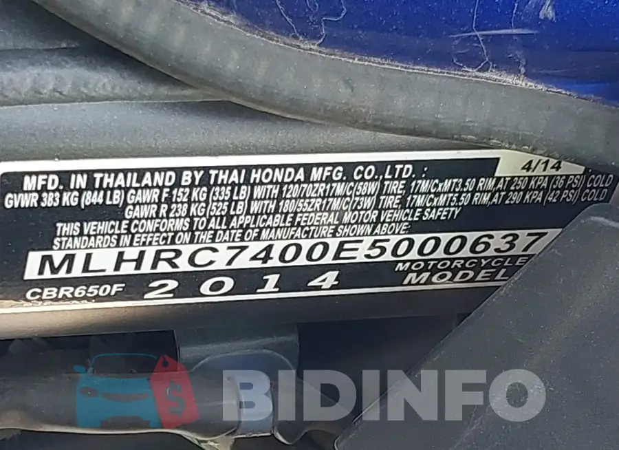 MLHRC7400E5000637 Photo# 10