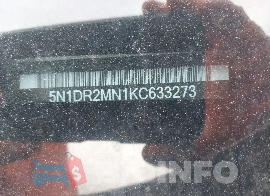 5N1DR2MN1KC633273 Photo# 9