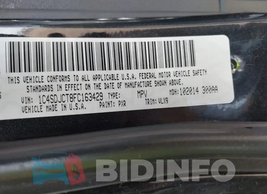 1C4SDJCT8FC163429 Photo# 9