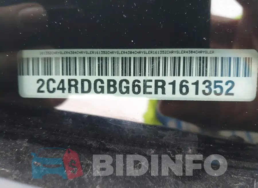 2C4RDGBG6ER161352 Photo# 9