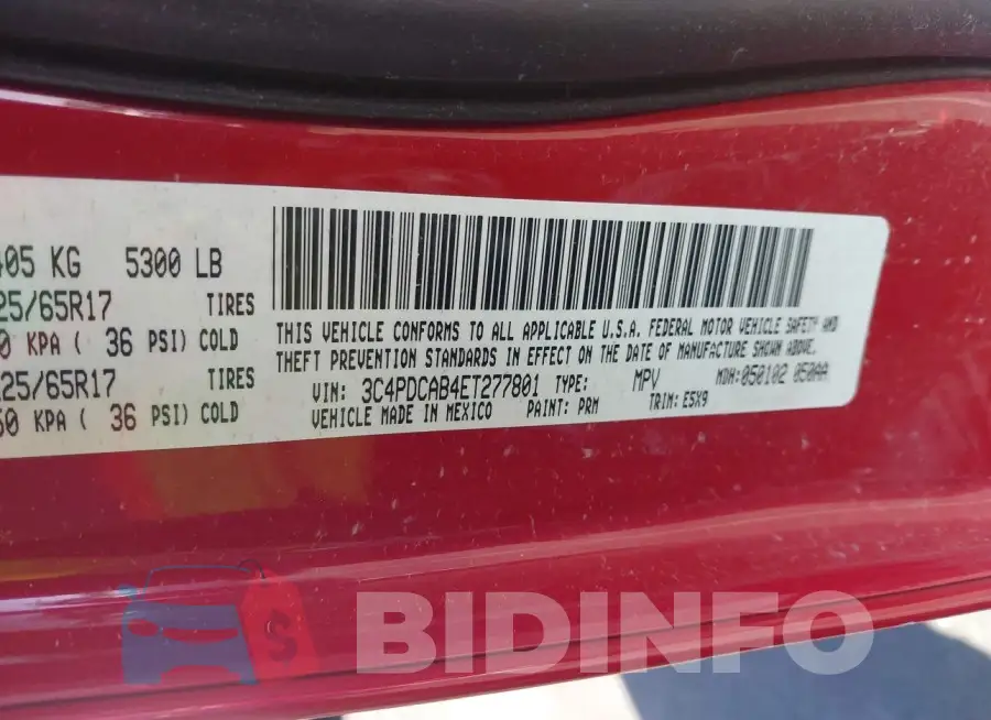 3C4PDCAB4ET277801 Photo# 9