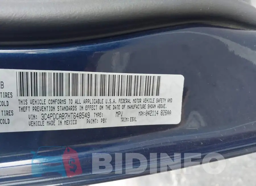 3C4PDCAB7HT648549 Photo# 9
