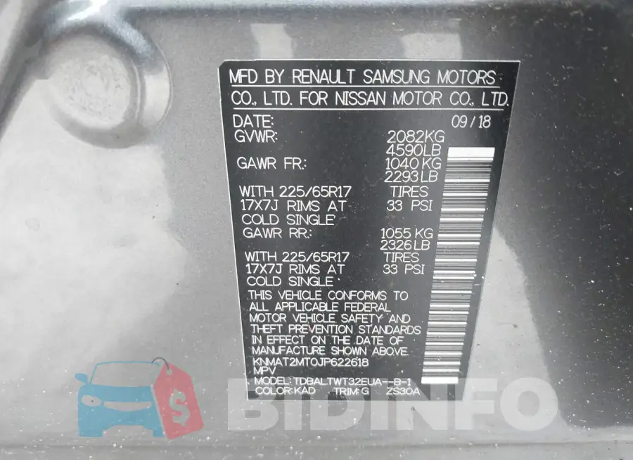 KNMAT2MT0JP622618 Photo# 9