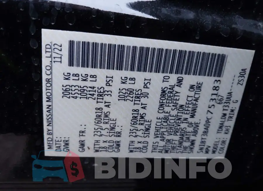 5N1BT3BA0PC753183 Photo# 9