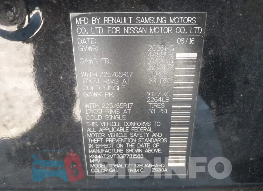 KNMAT2MT3GP731583 Photo# 9