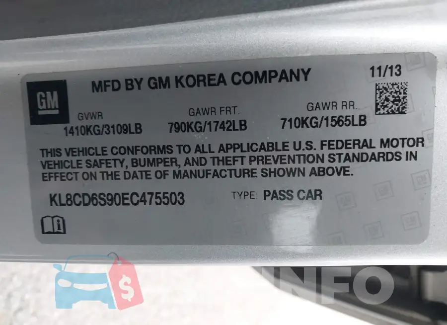 KL8CD6S90EC475503 Photo# 9