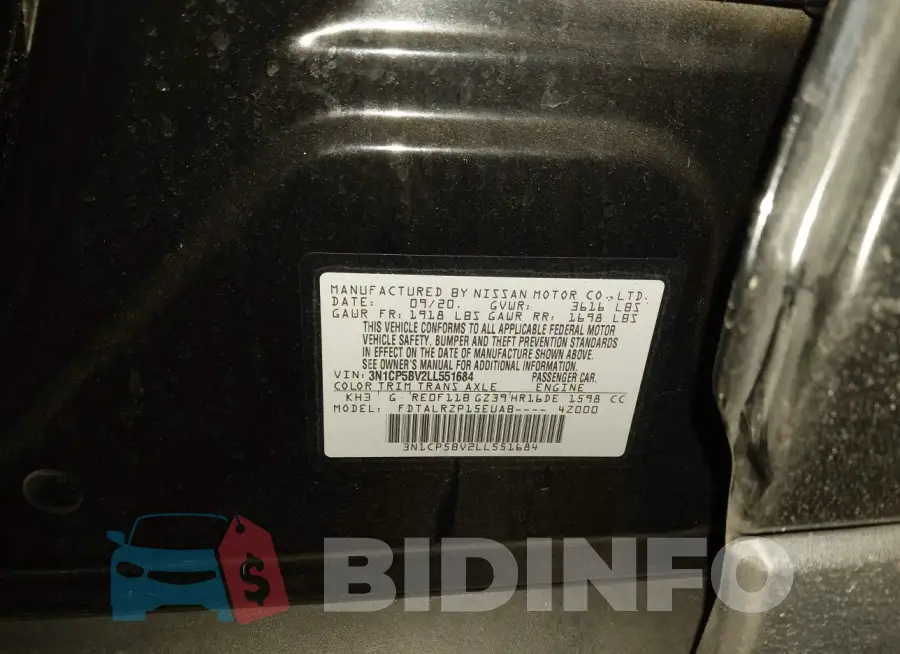3N1CP5BV2LL551684 Photo# 9