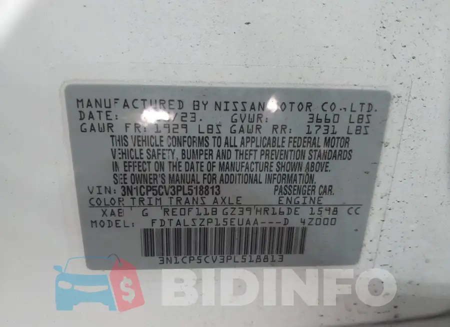 3N1CP5CV3PL518813 Photo# 9